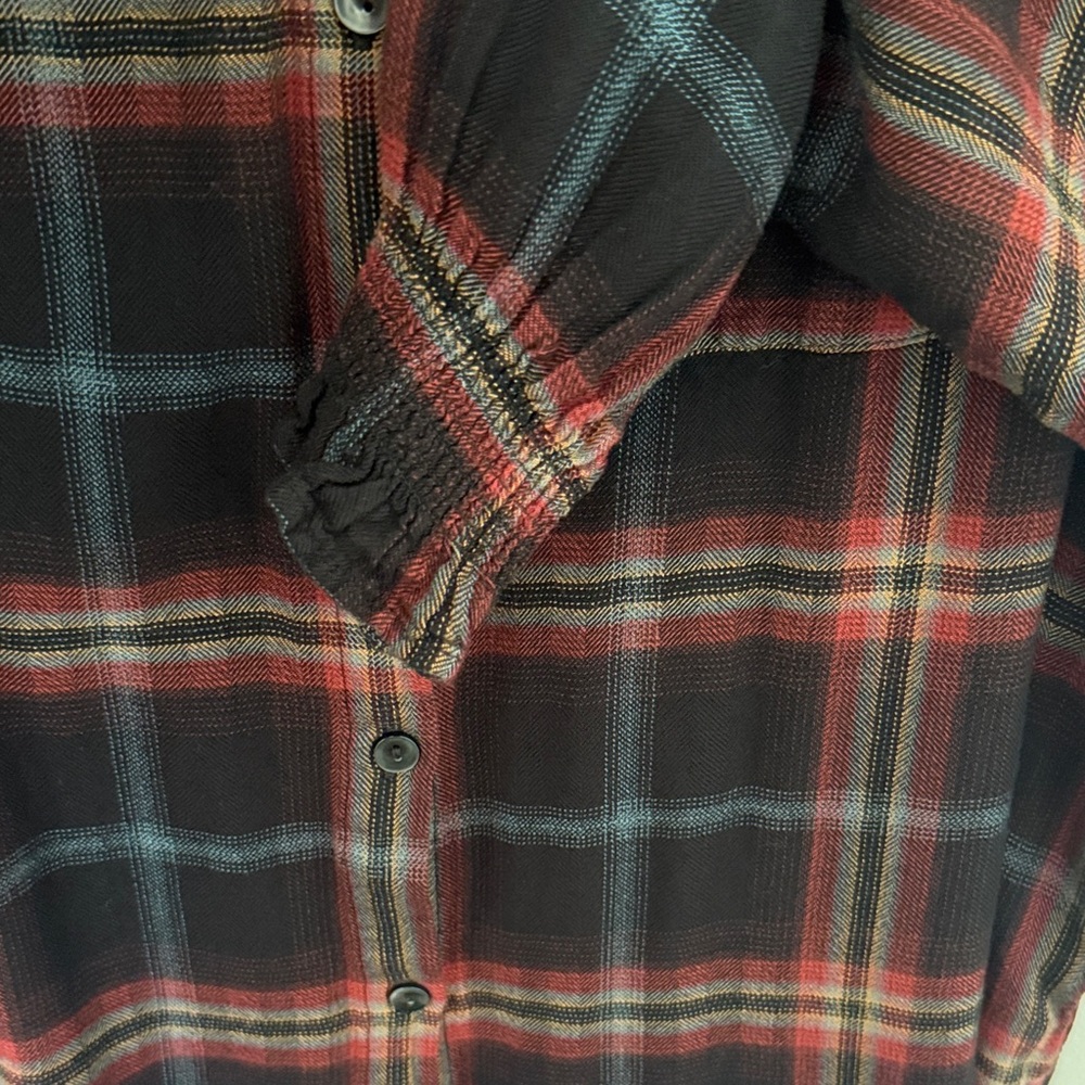 Pendleton Plaid Button Down Blouse - image 6